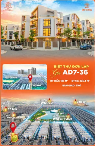 🏡 ĐƠN LẬP 183M² – KHÔNG GIAN SỐNG ĐẲNG CẤP GIỮA ĐẠI ĐÔ THỊ HIỆN ĐẠI