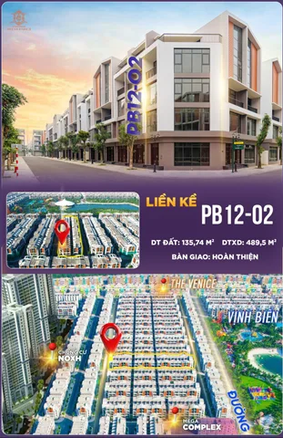 🏡 PB12-02 | LIỀN KỀ 135.74M² – KHÔNG GIAN RỘNG, DỄ Ở DỄ KHAI THÁC