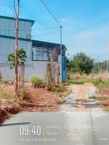 Bán đất 115m² ngang 6,6m giá 800 triệu tại Phường Buôn Ma Thuột