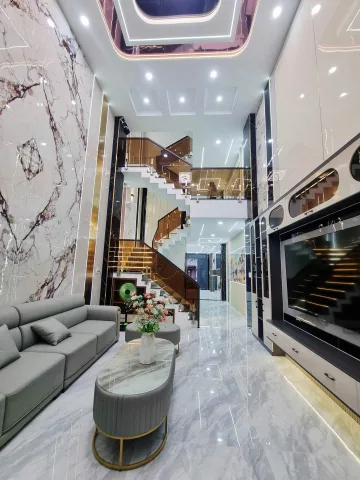 Nhà Phố Mới Xây 5 Tầng Diện Tích 80m2 Trong KDC  Xe Tải Ra ThăngTrần Thị Cờ P Thới An Q12