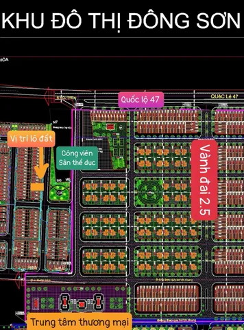 Siêu rẻ lô 100m2 mặt công viên rộng đại đô thị Đông Sơn TP Thanh Hóa giá chỉ 1,3x tỷ