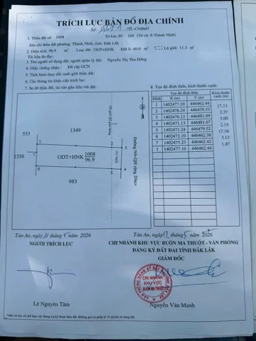 Bán nhà 96m² có sẵn 40m² thổ cư ngang 5m giá 4.69 tỷ tại Phường Thành Nhất