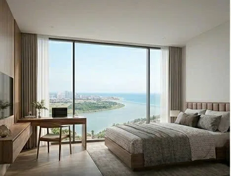 Ngoại giao! Căn hộ 1BR+ VIEW BIỂN tại căn hộ cao cấp Sun FourS Tower tại ĐN chỉ 2,3 tỷ lh em 0768.468.754