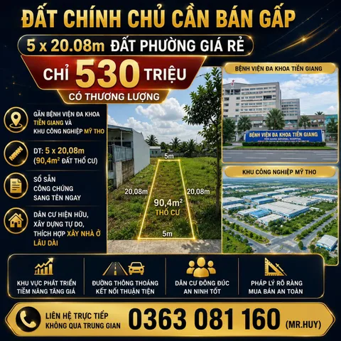 🏡 ĐẤT PHƯỜNG GIÁ RẺ – ĐƯỜNG Ô TÔ – DƯỚI 600 TRIỆU 🏡
