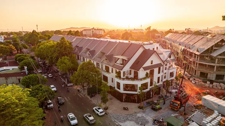 Shophouse Mai Hắc Đế - Phong cách Indochine tại lõi trung tâm Buôn Ma Thuột