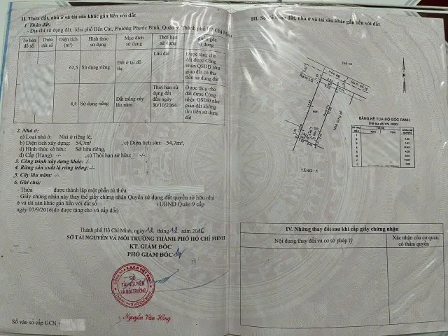 BÁN GẤP LÔ ĐẤT HẺM ĐƯỜNG 14, PHƯỚC BÌNH – 66.9M2