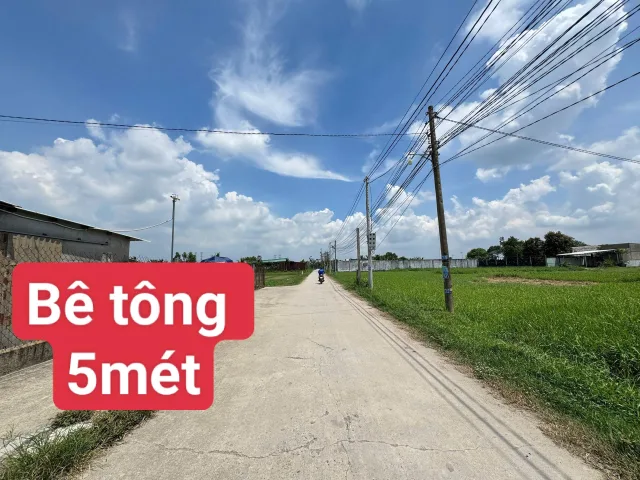 Bán đất 125m² full thổ cư ngang 5m giá 890 triệu tại Xã Mỹ Hạnh