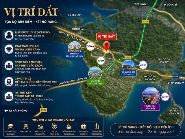 🚀 ĐÓN ĐẦU GA TOD HÀ NỘI - QUẢNG NINH, SỞ HỮU ĐẤT VÀNG SÁT VIN HẠ LONG XANH