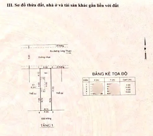 🌴 ĐẤT NỀN 64M2, VUÔNG VỨC, ĐƯỜNG Ô TÔ 9M CÓ VỈA HÈ, GẦN CHỢ LONG PHƯỚC.(A)