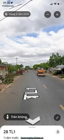 Mặt tiền tỉnh lộ 1 tân Hoà Buôn Đôn 11x40 200m2 thổ cư tách 2 bìa bán 1tỷ520