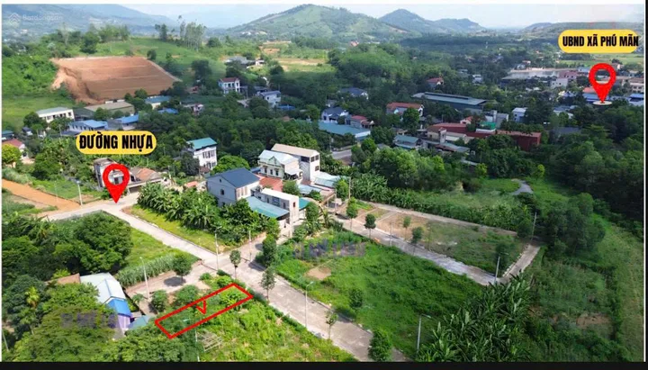 Chính chủ cần bán lô đất vàng trục chính Phú Mãn, Quốc Oai, Hà Nội diện tích 87,9m² sẵn sổ đỏ, kinh doanh tốt!