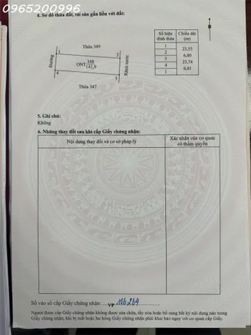 Siêu phẩm - Bán đất An Cư, xã Định Hoá, Ninh Bình, diện tích 141.9m2, giá đầu tư