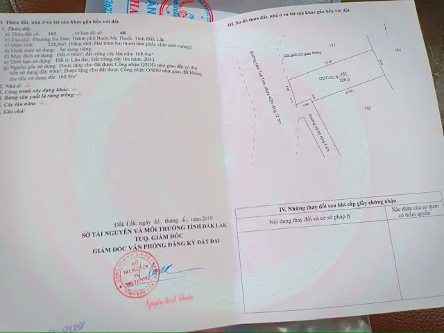 Bán đất ĐƯỜNG Y NUÊ 8.5x27