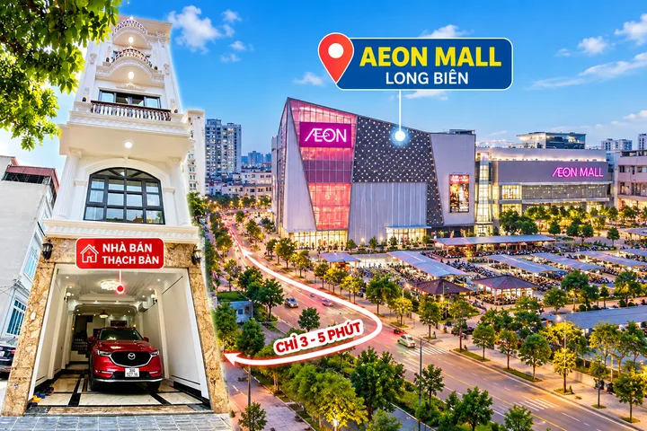 BÁN NHÀ THẠCH BÀN LONG BIÊN 12 TỶ – 52M², GARA Ô TÔ 7 CHỖ, THANG MÁY