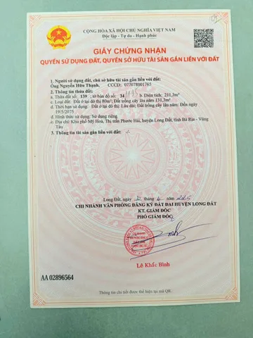 Đất Ngộp Ngang 10 ngay Long Mỹ , Phước Hải dân cư hiện hữu chỉ 950tr