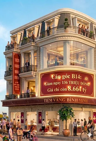 SHOPHOUSE GÓC 2 MẶT TIỀN VIP - TRỰC DIỆN CHỢ CÁI VỒN