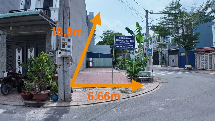 Bán đất 86m² full thổ cư ngang 6,66m giá 2tỷ792 tại Phường Tân Đông Hiệp