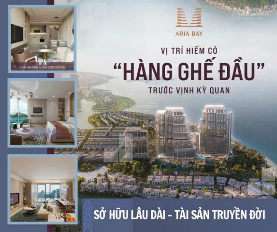 Quỹ Ngoại giao giá tốt nhất thị trường,Dự Án Aria Bay Chỉ với 2 tỷ sỡ hữu căn hộ view biển,Tầng cao