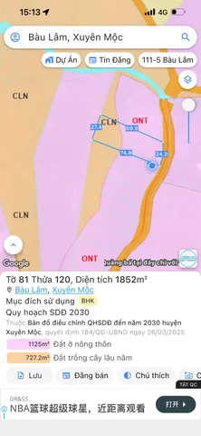 ĐẤT SÀO PHỦ HỒNG MẶT TIỀN NHIÊUD
