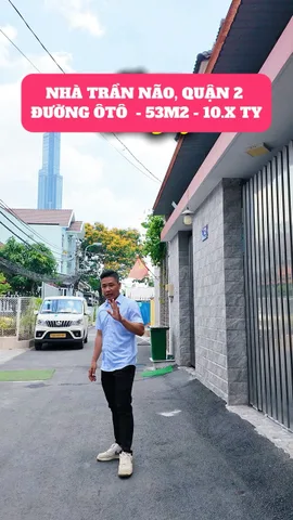BÁN NHÀ MẶT TIỀN KINH DOANH SÁT TRẦN NÃO, QUẬN 2 - 53M2 (3x17.5M) - THÔNG RA NHÁNH SÔNG - VIEW LANDMARK 81 CHỦ GẤP BÁN GIẢM MẠNH - 10 TỶ