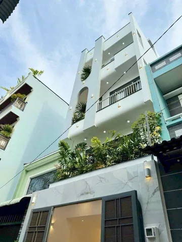 Ngay Tân Bình. Nhà 55m² Hoàng Sa xây 1 trệt 3 lầu, giá 3 tỷ 350. Sổ riêng hoàn công, hẻm 4m hơn