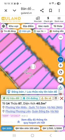 Bán nhà 40m² full thổ cư ngang 3m giá 40 tỷ tại Đường Vành Đai 1 Phường Văn Miếu - Quốc Tử Giám