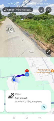 Bán đất 1230m² ngang 30m giá 3 tỷ tại Xã Hưng Long