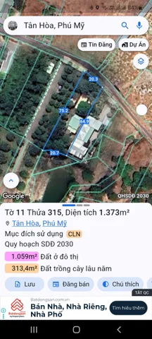 Nhà Đất Tân Hòa Phú Mỹ Bà Rịa - Vũng Tàu