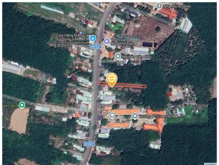 Bán đất 549m² có sẵn 100m² thổ cư ngang 10m tại Xã An Long