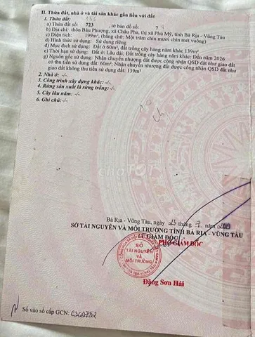 Nhà Đất Châu Pha Phú Mỹ Bà Rịa - Vũng Tàu