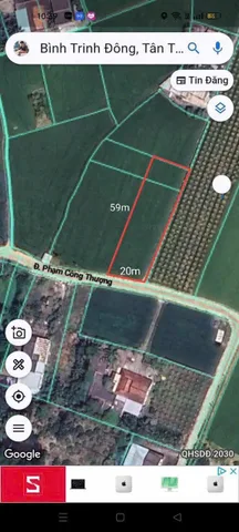 Bán đất 1200m² ngang 20m giá 1.65 tỷ tại Xã Tân Trụ