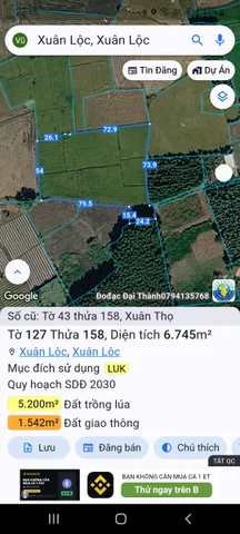 Nhà Đất Xuân Thọ Xuân Lộc Đồng Nai