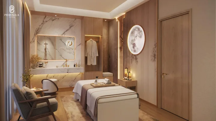 Căn độc quyền 2PN 2WC tầng trung view sông Hàn, vịnh biển - Dự án căn hộ cao cấp Peninsula Đà Nẵng