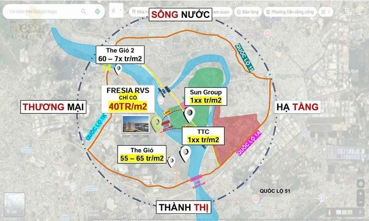 Bán Căn hộ chung cư 53m2 giá 1.96 tỷ tại Phường Biên Hòa Đồng Nai