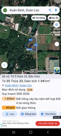 Nhà Đất Bảo Hòa Xuân Lộc Đồng Nai