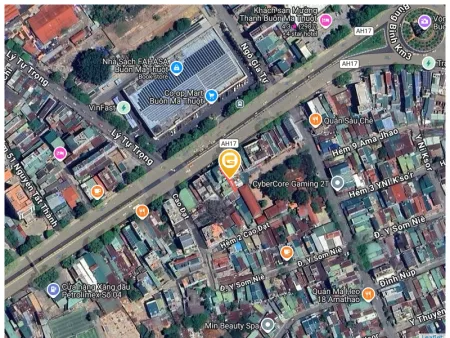 Bán MT NGUYỄN TẤT THÀNH 76m² full thổ cư ngang 2.8m giá 16.5 tỷ tại Phường Tân Lập