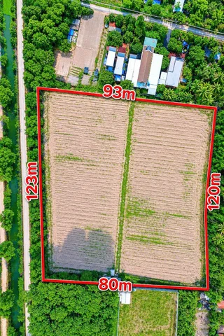 Bán đất 10038m² có sẵn 2000m² thổ cư ngang 123m giá 19.8 tỷ tại Xã Nhuận Đức
