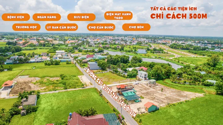 SỞ HỮU ĐẤT TRUNG TÂM CẦN ĐƯỚC – SHR CÔNG CHỨNG NGAY