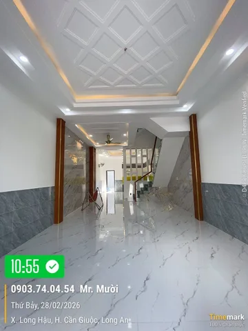 Bán Nhà riêng 100m2 có sẵn 100 m2 thổ cư giá 5.4 tỷ tại Đường Đt 826 Xã Long Hậu Huyện Cần Giuộc Long An