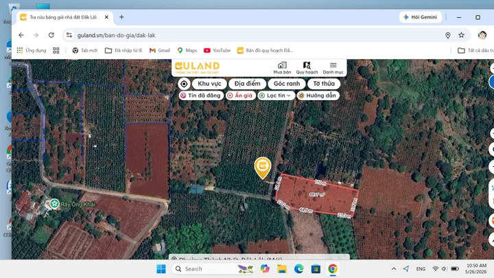 Bán đất 4449m² ngang 37m tại Phường Thành Nhất
