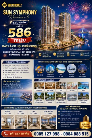 🎉 SIÊU PHẨM CĂN HỘ BÊN SÔNG HÀN – CHỈ TỪ 586 TRIỆU 🔥