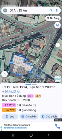 Nhà Đất mặt tiền nguyễn trãi Dĩ An Dĩ An Đồng Nai