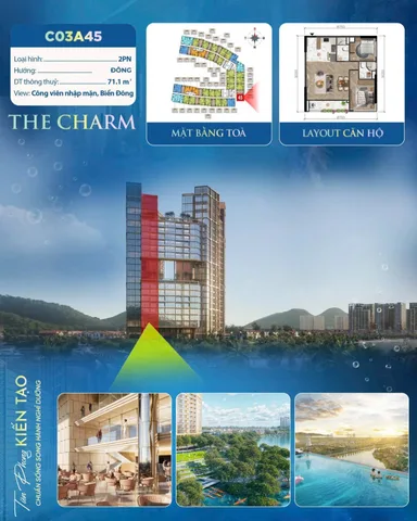 ✨ CĂN HỘ 2PN VIEW ĐẸP – GIÁ TỐT TẠI THE CHARM  DỰ ÁN CHARMORA CITY ✨