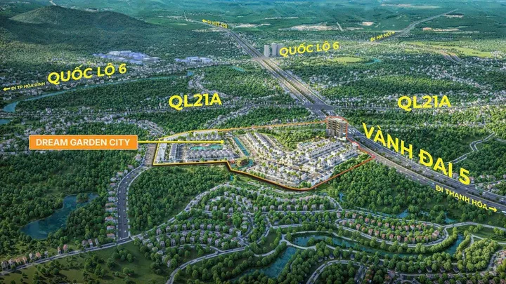 DREAM GARDEN CITY – TÂM ĐIỂM KẾT NỐI KHU CNC & CÁC KCN LỚN