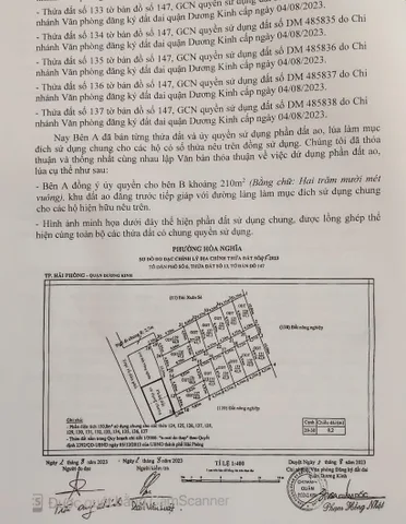 Bán đất 48m² full thổ cư ngang 4,8m giá 850 triệu tại Phường Dương Kinh (ngõ 2,5m Tĩnh Hải, Hòa Nghĩa cũ)