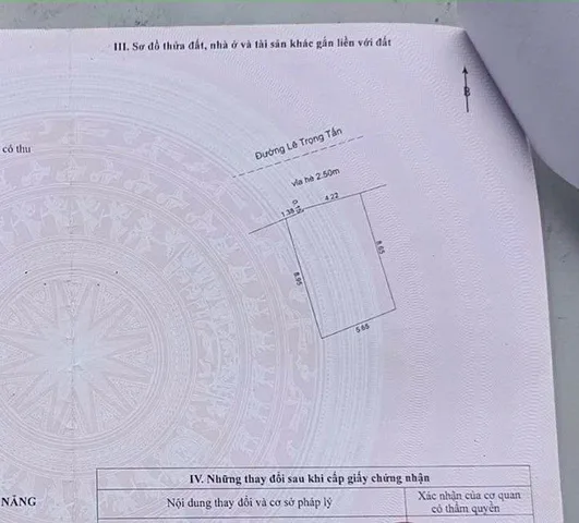 Bán nhà (ngang 5.6m) mặt tiền đường Lê Trọng Tấn, Gần Trường Chinh sầm uất, chỉ 4 tỷ 850 Tl