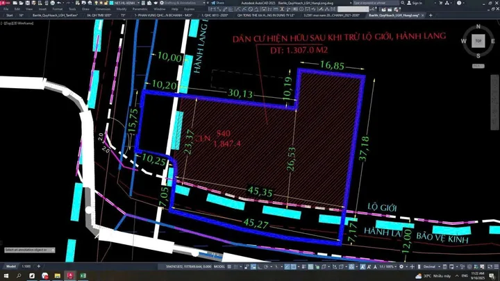 Bán đất 1725m² ngang 45m giá 9.5 tỷ tại Xã Hưng Long