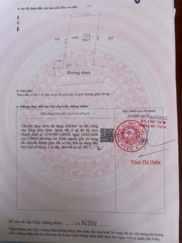 Bán 200m2 thổ cư ngay cổng sau KCX LINH TRUNG và KCN TRẢNG BÀNG