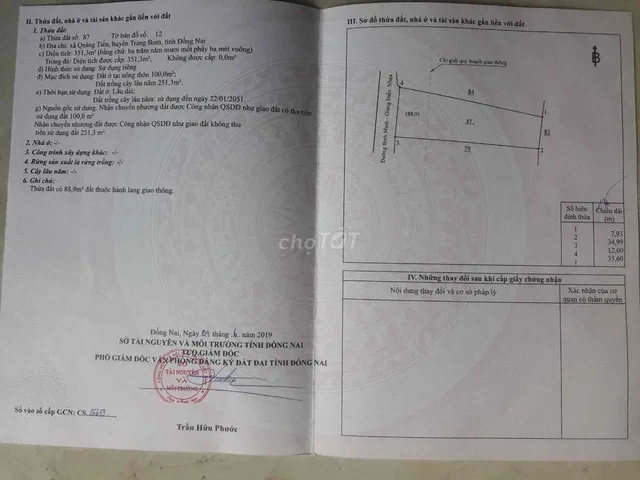 Đất Nhà Quảng Tiến Trảng Bom Đồng Nai