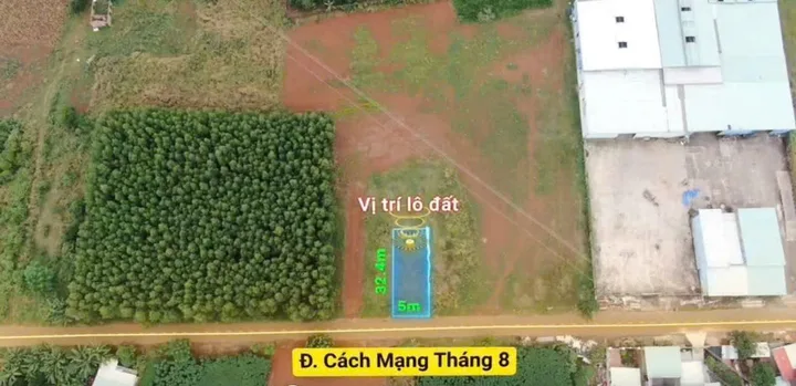 Chủ Ngộp Cắt Lỗ - Lô Đẹp Mặt Tiền Thị Trấn Đất Đỏ - DT Đẹp Ngang 5 Dài 32 - Đã Có Sẵn Thổ Cư - Sổ Hồng Riêng